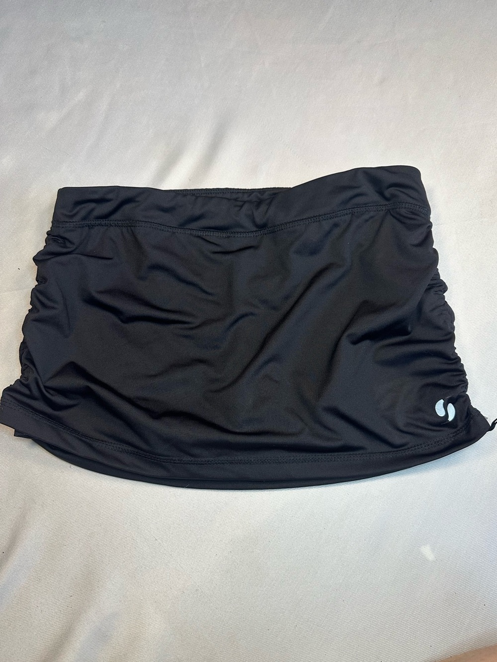 Soffe Black Low-Rise Athletic Skirt